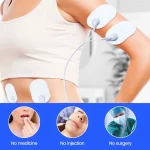 EMS Mini Massage Patch Convenient, Shoulder, Neck and Neck Massage Device - Home Electric Meridian Pulse USB Charging - Image 4