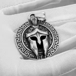 Viking Spartan Warrior Mask Necklace Stainless Steel Men Hip Hop Punk Amulet Pendant Necklace Vintage Warrior Jewelry Wholesale - Image 4