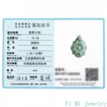 Natural A-grade Flower Jade Pendant Men and Women's High End Jewelry Necklace All for 1 Real and Free Shipping Items Jewellery - Image 4