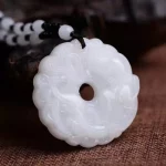Green Jade Hand-Carved Dragon Hollow Jade Pendant Necklace Fashion Chinese Amulet Women Man'S Lucky Necklace Jewelry Gift - Image 7
