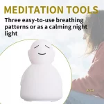 Breathing Buddha Guided Visual Meditation Tool Slow Your Breathing Calm Your Mind For Stress & Anxiety Relief Yoga Lamp - Image 2