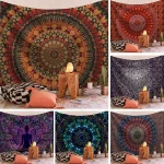 Indian Mandala Tapestry Carpet Blanket Hanging Beach Bohemian