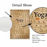 Yoga Poster Home Exercise Gym Yoga Ashtanga Chart Pose Health Poster Canvas Painting Print Wall Art Picture Living Room Decor - Image 6