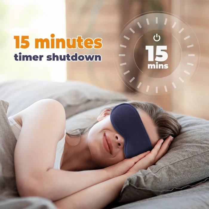 Electric 3-level Hot Compress Electric Steam Eye Mask Constant Temperature Hot Compress Smart Office Lunch Break Bedroom - Image 3
