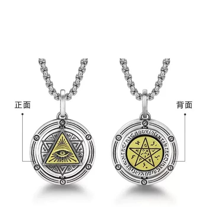 Eye of Horus Necklace Evil Eye Pendant Ancient Egypt Protection Necklace Jewelry Gift Men and Women Spiritual Amulets - Image 7