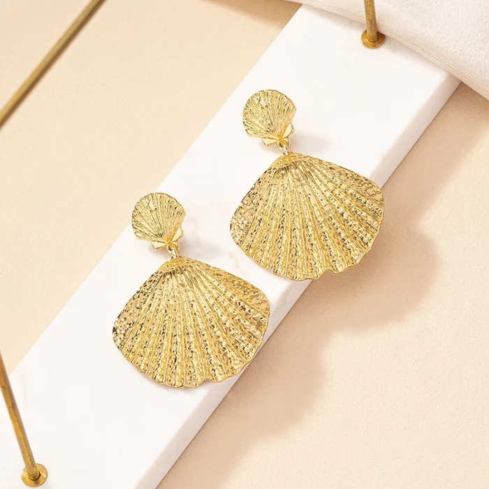 Beach Shell Vintage Women Drop Earrings Exaggerate Trend Fashion Personality Party Gifts Jewelry Exquisite Accessories RG0117 - Image 8