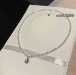 Timeless Elegant 925 Sterling Silver Set Natural Aquamarine Pendant Freshwater Pearls Choker Beads String Necklaces Women Gifts - Image 2
