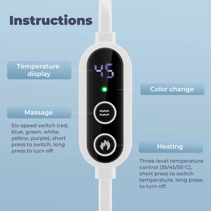 Electric 3-level Hot Compress Electric Steam Eye Mask Constant Temperature Hot Compress Smart Office Lunch Break Bedroom - Image 7