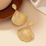 Beach Shell Vintage Women Drop Earrings Exaggerate Trend Fashion Personality Party Gifts Jewelry Exquisite Accessories RG0117 - Image 4