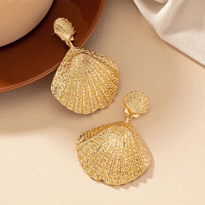 Beach Shell Vintage Women Drop Earrings Exaggerate Trend Fashion Personality Party Gifts Jewelry Exquisite Accessories RG0117 - Image 4