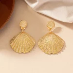 Beach Shell Vintage Women Drop Earrings Exaggerate Trend Fashion Personality Party Gifts Jewelry Exquisite Accessories RG0117 - Image 2