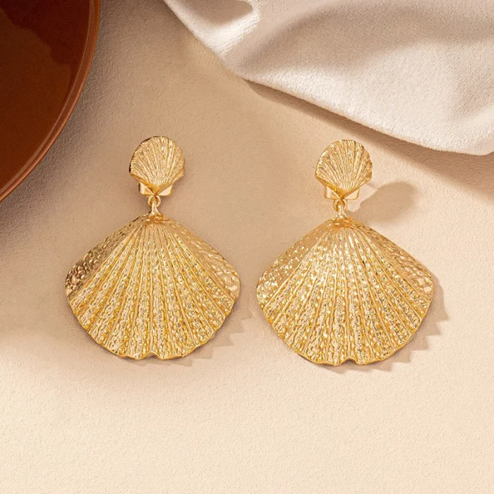 Beach Shell Vintage Women Drop Earrings Exaggerate Trend Fashion Personality Party Gifts Jewelry Exquisite Accessories RG0117 - Image 2