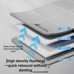 Extra Wide Yoga Mat Thick Foldable Non-Slip Quiet Exercise Mat for Home Workout Fitness 요가매트 - Image 5