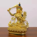 feng shui Copper Tibetan Tantric Manjushri Buddha Statue, Home Living Decor - Image 6
