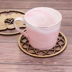 Wooden Wall Art Home Decor Flower Of Life Energy Mat Decorative Boards Crafts Slice Wood Base Coasters Sacred Geometry Ornament - Image 6