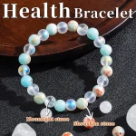 8mm Natural Shoushan Stone Health Bracelet, Bringing Health and Longevity, Fashionable Beaded Bracelet for Men and Women