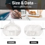 Aromatherapy Essential Oil Diffuser Wood Grain Remote Control Ultrasonic Air Humidifier Cool with 7 Color LED Light - Image 4