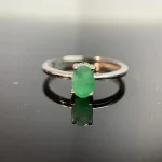 Natural Emerald Fashion Rings 925 Silver Women's Jewelry 4x6mm Gem Jewelry Finger Rings Wedding Party Gifts - Image 7