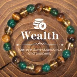 Protection Natural Stone Bracelet For Women Men Attract Good Luck Money Protection Health Crystal Citrine Tiger Eye Bracelet - Image 4