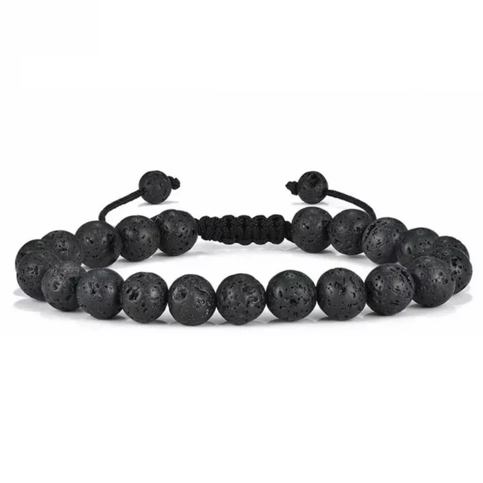 3 Style 8mm Natural Tiger Eyes Lava Rock Protection HANDMADE Bracelet Men's Gift - Image 6