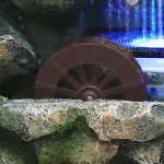 Creative Feng Shui Flowing Water Fountain Desktop Resin Rockery Landscape Waterfall Fountain Crafts with 7-Color Led Change - Image 5
