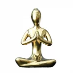 Home Decor Abstract Art Ceramic Yoga Poses Figurine Porcelain Lady Figure Statue Study Office Yoga Studio Ornaments Decorations - Image 3