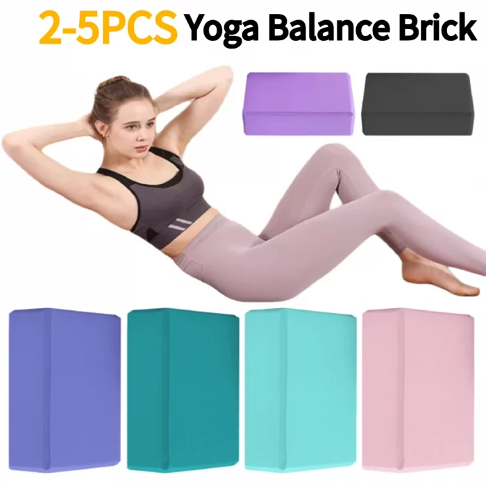 2-5PCS EVA Yoga Block Yoga Building Blocks Moisture-Proof High Density Yoga Blocks Body Shaping Yoga Blocks Yoga Supplies - Image 2