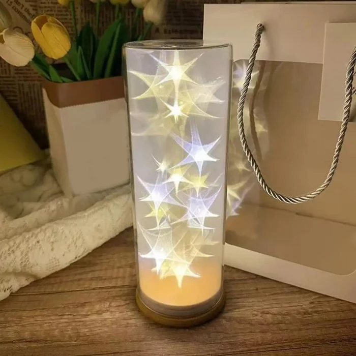 Star Table Lamp Star Ambient Light Decorative Nightstand Lamp for Kids Bedroom Nursery Dorm Living Room Study Meditation - Image 4