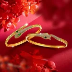 Yellow Golden Colored Snake Opening Bracelet for Women Simple Gold Bracelets Bangles Fine Jewelry Mother Girlfriend Gifts - Image 2