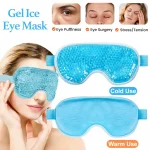 Gel Eye Mask Reusable Beads for Hot & Cold Therapy Soothing Relaxing Beauty Gel Eye Mask Sleeping Ice Goggles Sleeping Mask - Image 2
