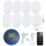 EMS Mini Massage Patch Convenient, Shoulder, Neck and Neck Massage Device - Home Electric Meridian Pulse USB Charging - Image 6