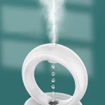 Quiet Cool Mist Humidifier, Anti Gravity Water Drop Humidifier, with LED Night Light 680ml Tank, Raindrop Humidifier, 3-way Mode - Image 6