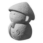 Lantern Statue Ksitigarbha Japanese Buddha Micro Scene Chinese Lanterns Garden Stone 450X350X320CM Imitation Decor - Image 2