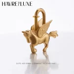 Bag Pendant For Birkin Kelly Bag Pegasus Lock Charm All-steel Animal Metal Lock Bag Pendant High-end Charm Necklace - Image 2