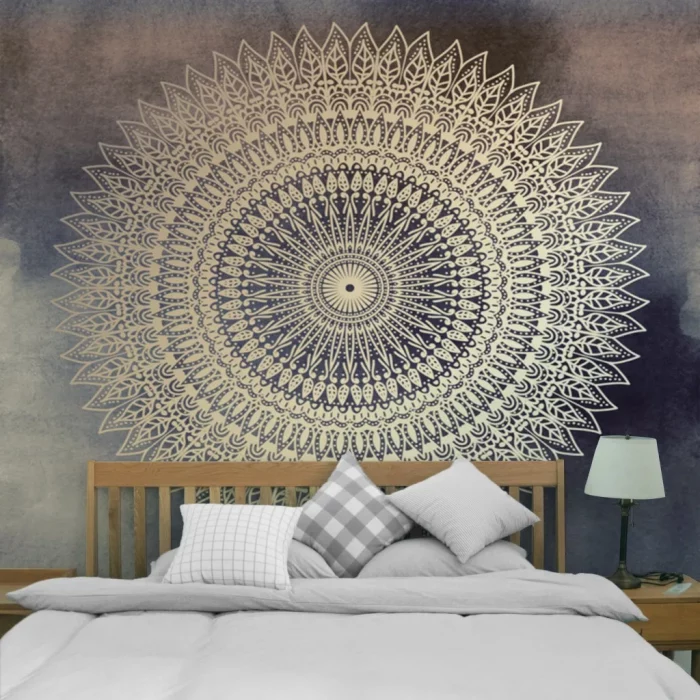 Mandala Tapestry Indian Wall Hanging Decor Blanket Yoga Mat Shawl Carpet Home Cushion Throw - Image 4