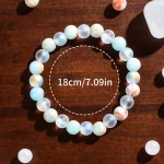 8mm Natural Shoushan Stone Health Bracelet, Bringing Health and Longevity, Fashionable Beaded Bracelet for Men and Women - Image 7