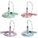 2.5 M Segmented Fitness Jump Rope Signable Adjustable Length Soft Bead Skipping Rope No Hurt Soft Bead Weight Loss Fitness - Image 7