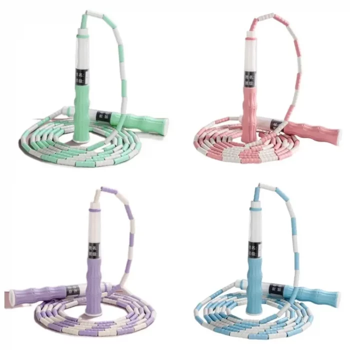 2.5 M Segmented Fitness Jump Rope Signable Adjustable Length Soft Bead Skipping Rope No Hurt Soft Bead Weight Loss Fitness - Image 7