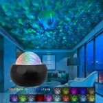 Northern Lights Aurora Projector Lamp RGB Water Ripple Galaxy Night Light USB Decorative LED Ambient Light for Bedroom & Parties - Image 6