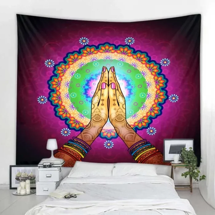 Buddha Mandala Bohemian Tapestry Art Deco Blanket Curtain Hanging Home Bedroom Living Room Decoration tapestry wall hanging - Image 6