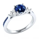 Genuine Natural Sri Lanka Sapphire S925 Sterling Silver Ring Birthstone Engagement Design Ring Ladies Blue Gemstone Fashion Ring - Image 2