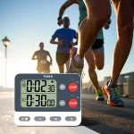 Dual Digital Timer Multifunctional Count UP/Down Timer with Memory Function Cooking Timer for Gym Office Laboratory - Image 3