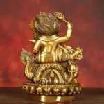 Copper God of Wealth Ornaments Buddha Statue Home Office Enshrined To Attract Wealth Bronze Statue - Image 5