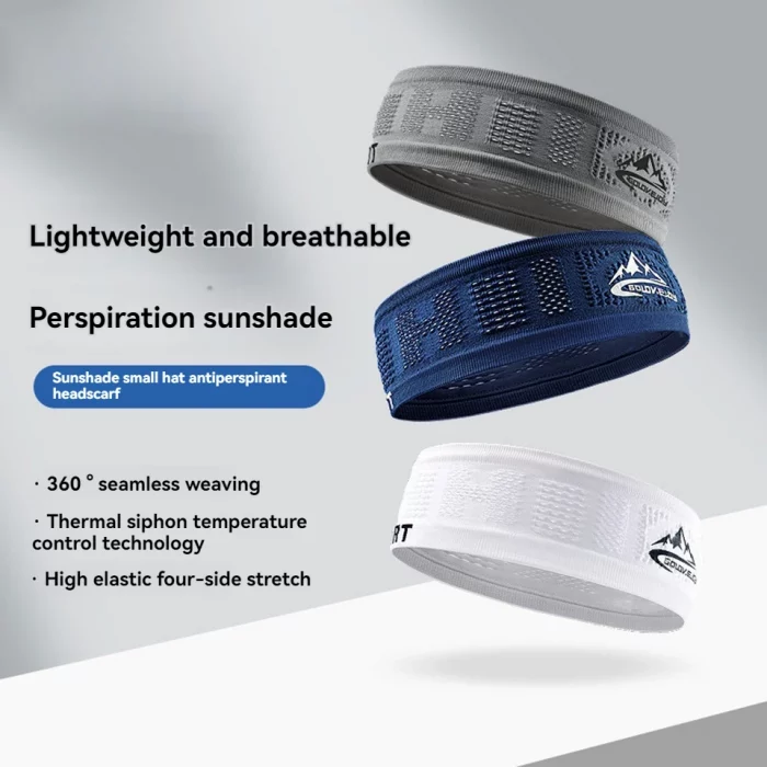 GTUBIKE Cooling Stretchy Visor Unisex Sweatband for Men Women No Slip Band Lightweight Performance Running Sun Protection Visor - Image 7