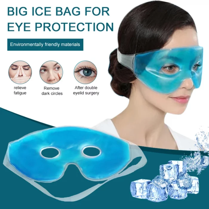 Cooling Ice Eye Mask Fatigue Relief Remove Dark Circles Cold Eye Mask Sleep Mask Cooling Eyes Care Relaxing Gel Eye Pad TSLM1 - Image 4
