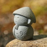 Lantern Statue Ksitigarbha Japanese Buddha Micro Scene Chinese Lanterns Garden Stone 450X350X320CM Imitation Decor