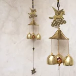 Retro Wind Chimes Copper Wind Bell Hanging Pendants Garden Decorations Outdoor Oriental Lucky Pendants - Image 4