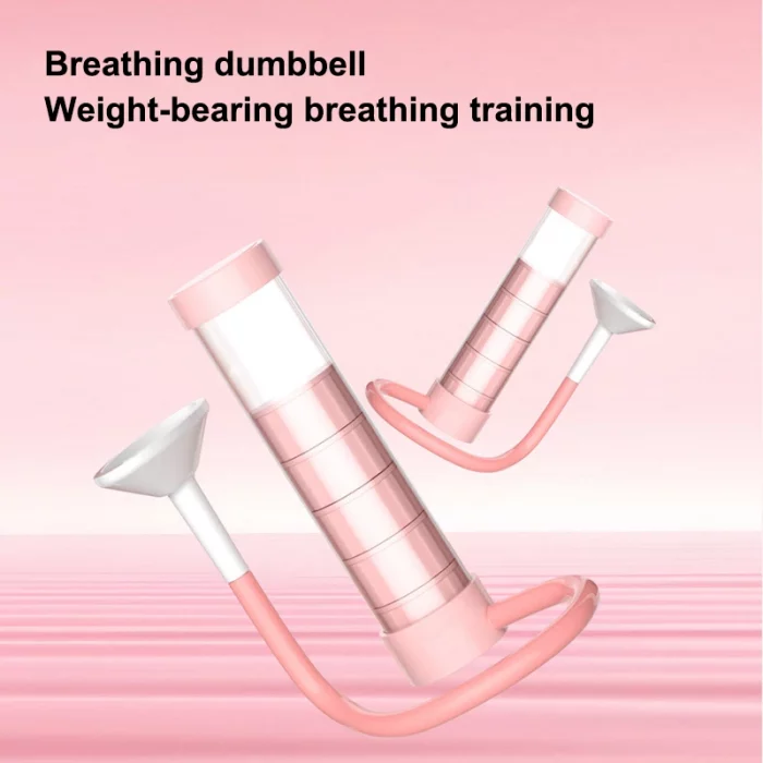 Men and Women's Abdominal Muscle Trainer, Deep Breathing Exercise Dumbbell Set, Lung Capacity Boosting Device - Image 7