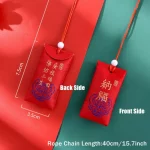 Lucky Spiritual Salt Pouch Spiritual Salt with Sachet Buddhist Spiritual Salt Pouch Necklace Amulet Blessing Sachets Pendant - Image 6