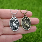 Odin Raven Triple Moon Goddess Viking Pendant Necklace Wicca Pagan Talisman Amulet Witchcraft Jewelry Valentines Day Gift - Image 7